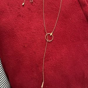 Small Tegan Y Necklace in Rose Gold from Kendra Scott. Never worn